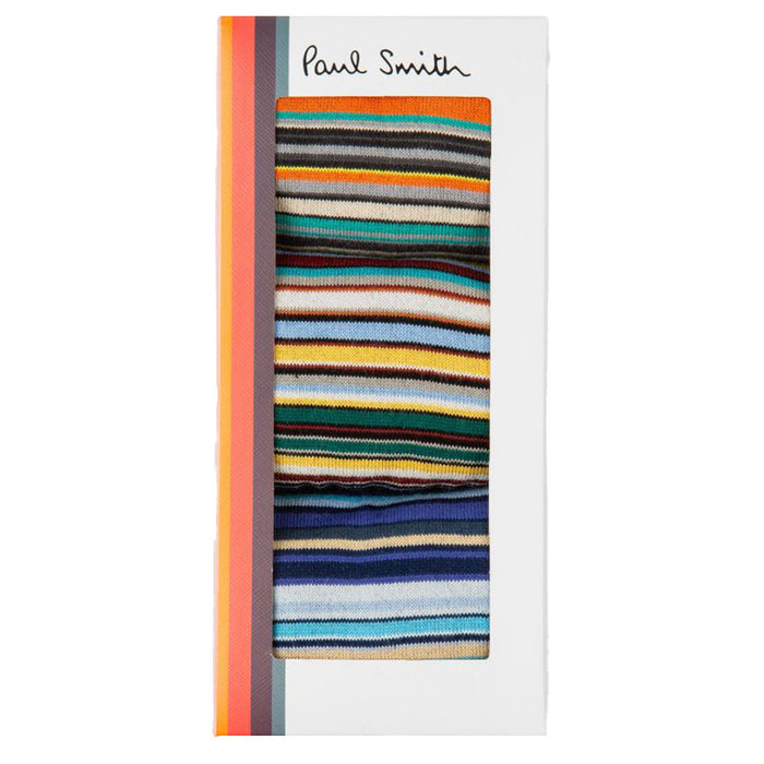 Paul Smith-3-Pack Signature Stripe Socks, Multi-UNDERU