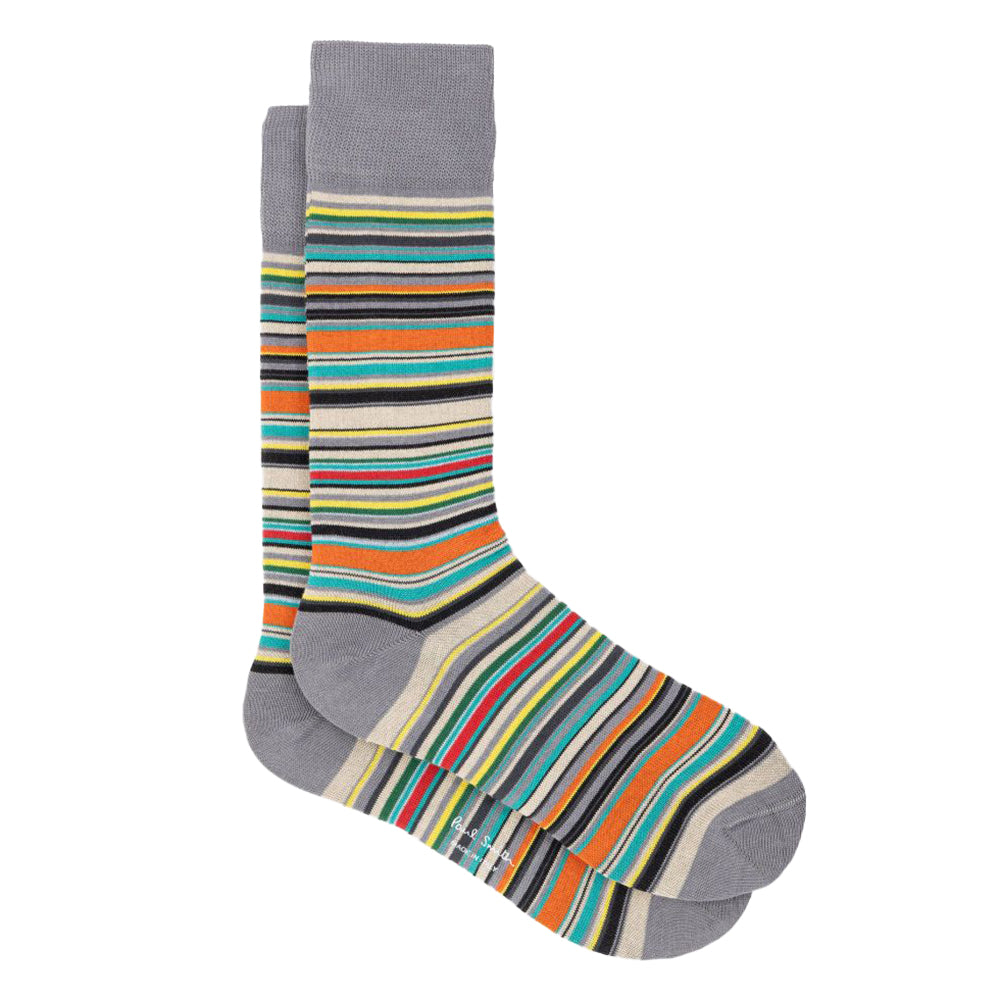 Paul Smith-6-Pack Signature Stripe Socks Gift Set, Multi-UNDERU