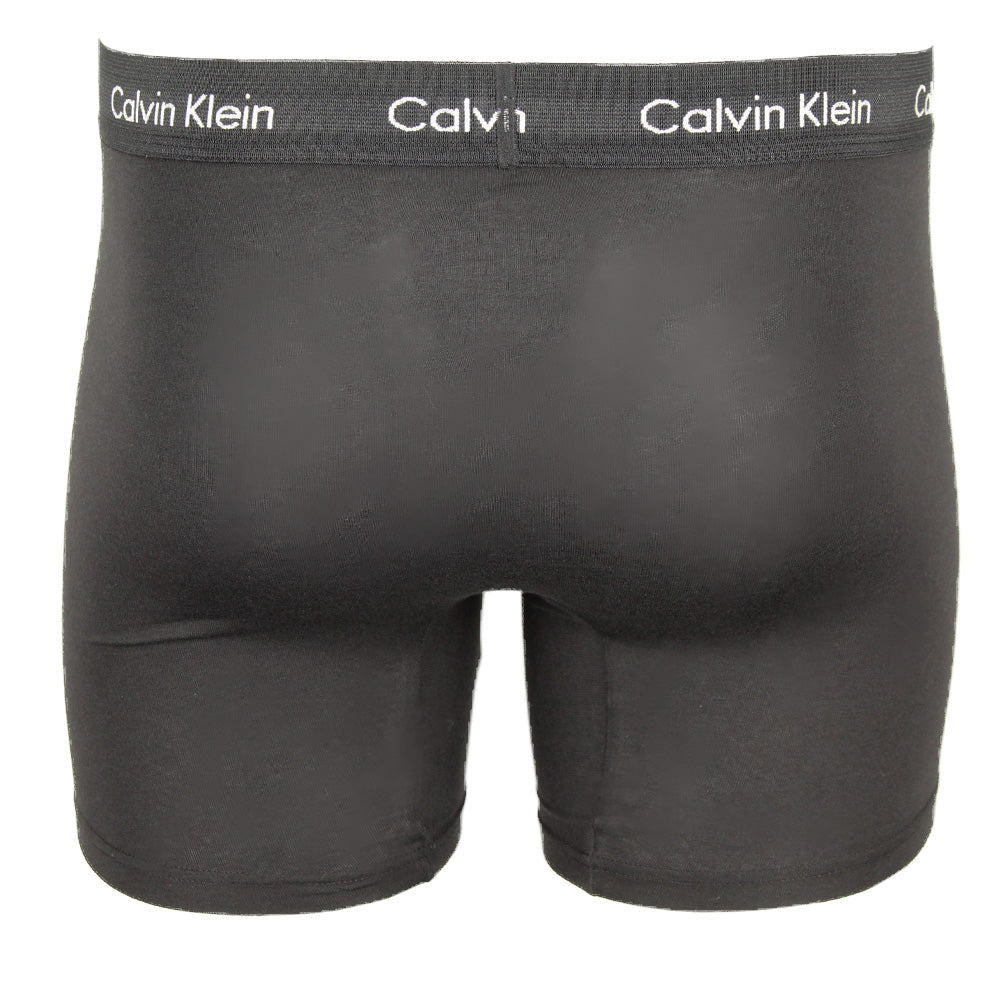 Black Calvin Klein boxer brief back view