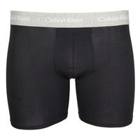 Black Calvin Klein boxer brief with grey waistband