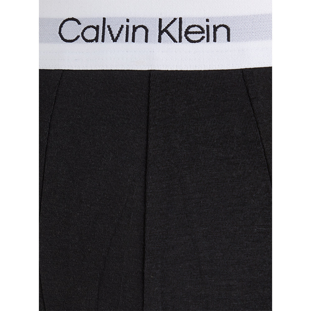 Calvin Klein-3-Pack Modern Cotton Boxer Trunks, Black/Grey/White-UNDERU