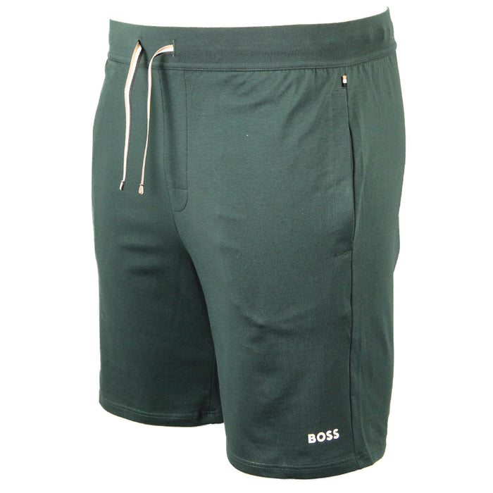 Side view of product 25680 Boss green lounge shorts 