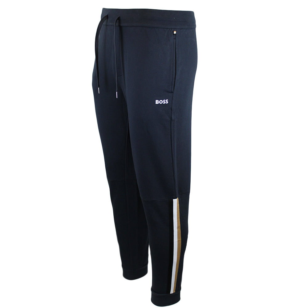 Boss navy joggers sale