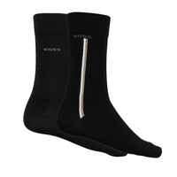 boss-mens-ankle-socks-black-solid-and-stripe