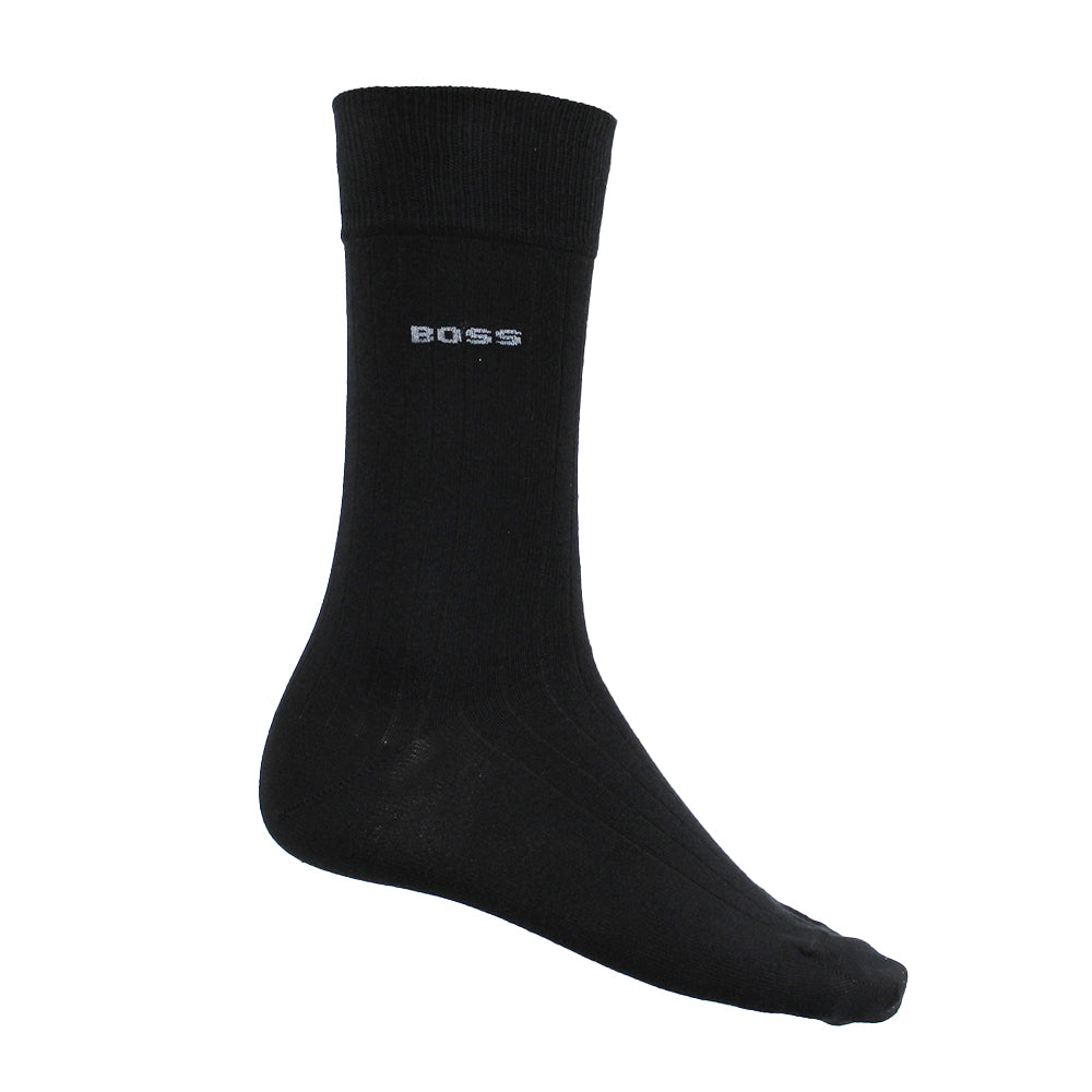 boss-mens-cotton-rib-socks-black