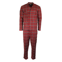 Hugo Boss pyjama gift set, red plaid.