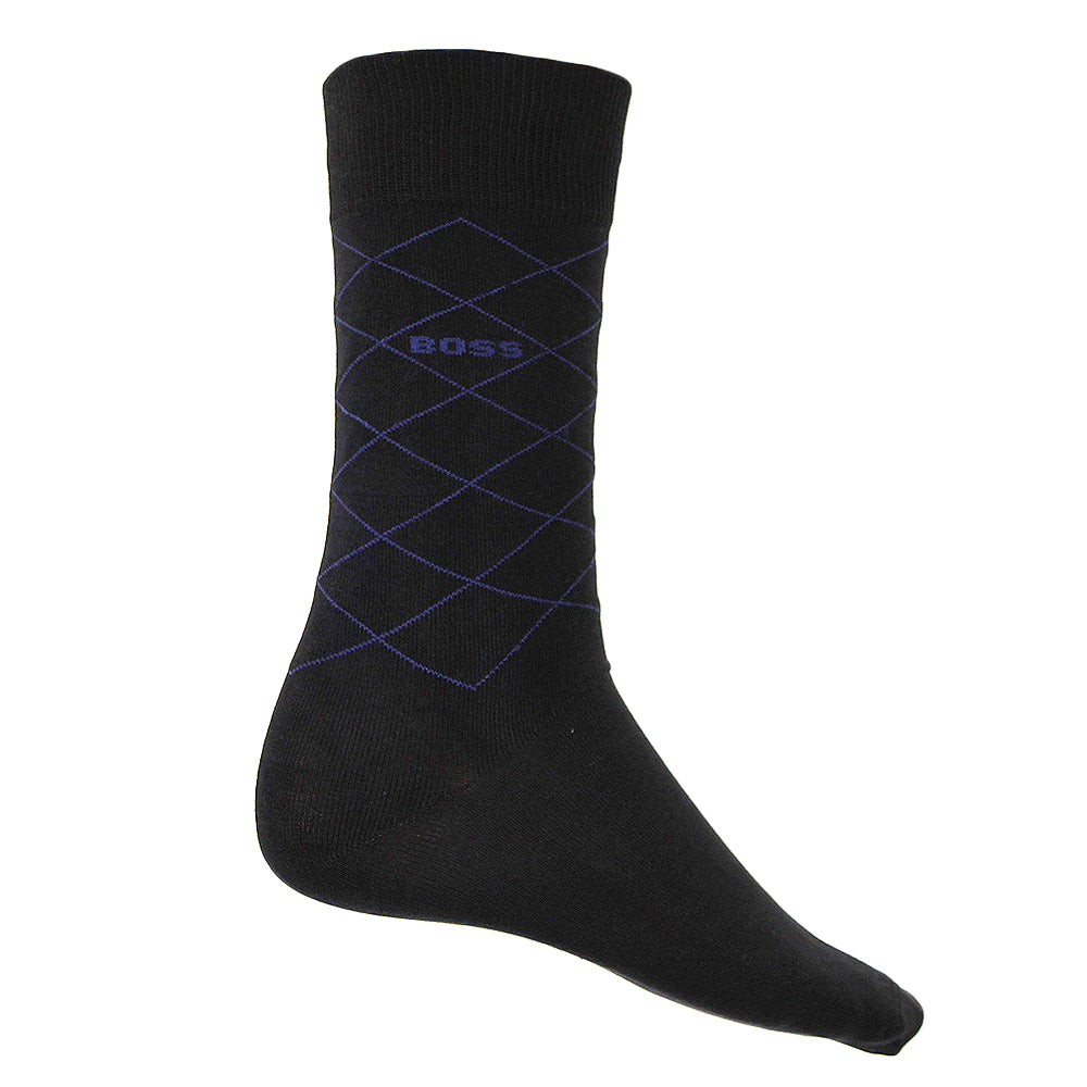 boss-mens-navy-argyle-ankle-socks