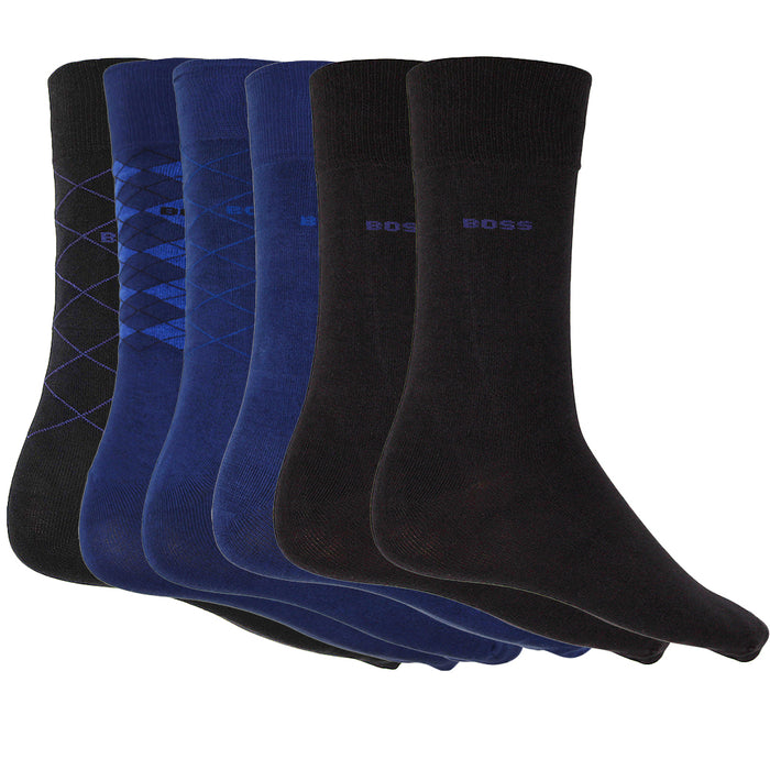 boss-mens-6-pack-of-navy-blue-ankle-socks