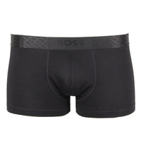 Product code 25703, all black boxer trunk front view