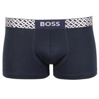 Boss boxer trunk silver and navy 25703