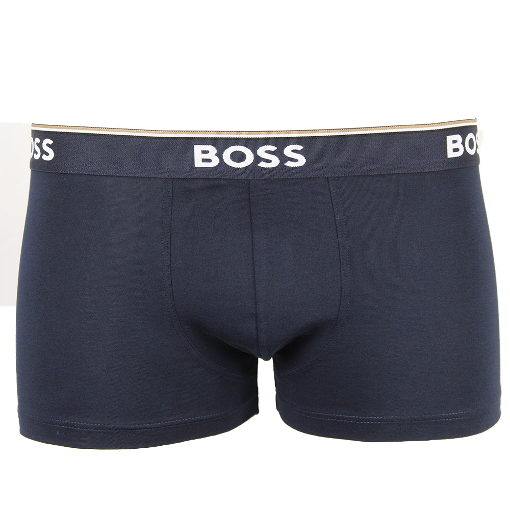 Navy Boss boxer trunks from 3 pack 25711