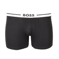 Black boss boxer brief with white waistband