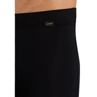 Hanro-2-Pack Covered Waistband Cotton Essentials Boxer Trunks, Black-UNDERU