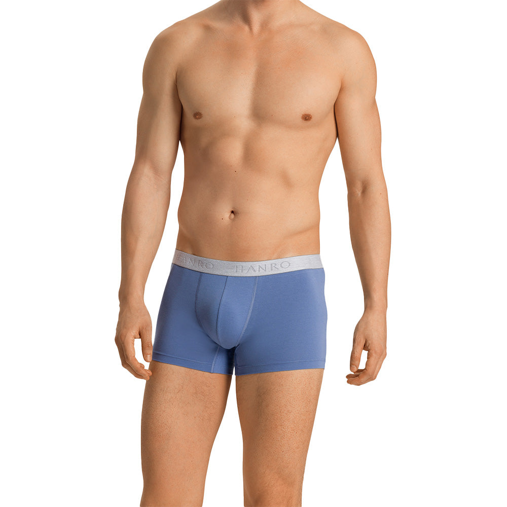 hanro-mens-boxer-trunks-blue-front