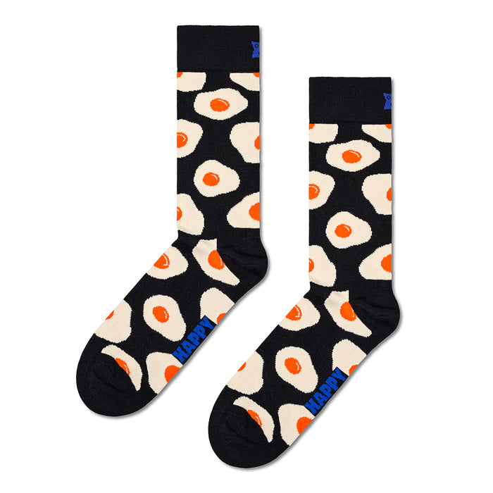 Happy Socks-Sunny Side Up Socks, Black-UNDERU