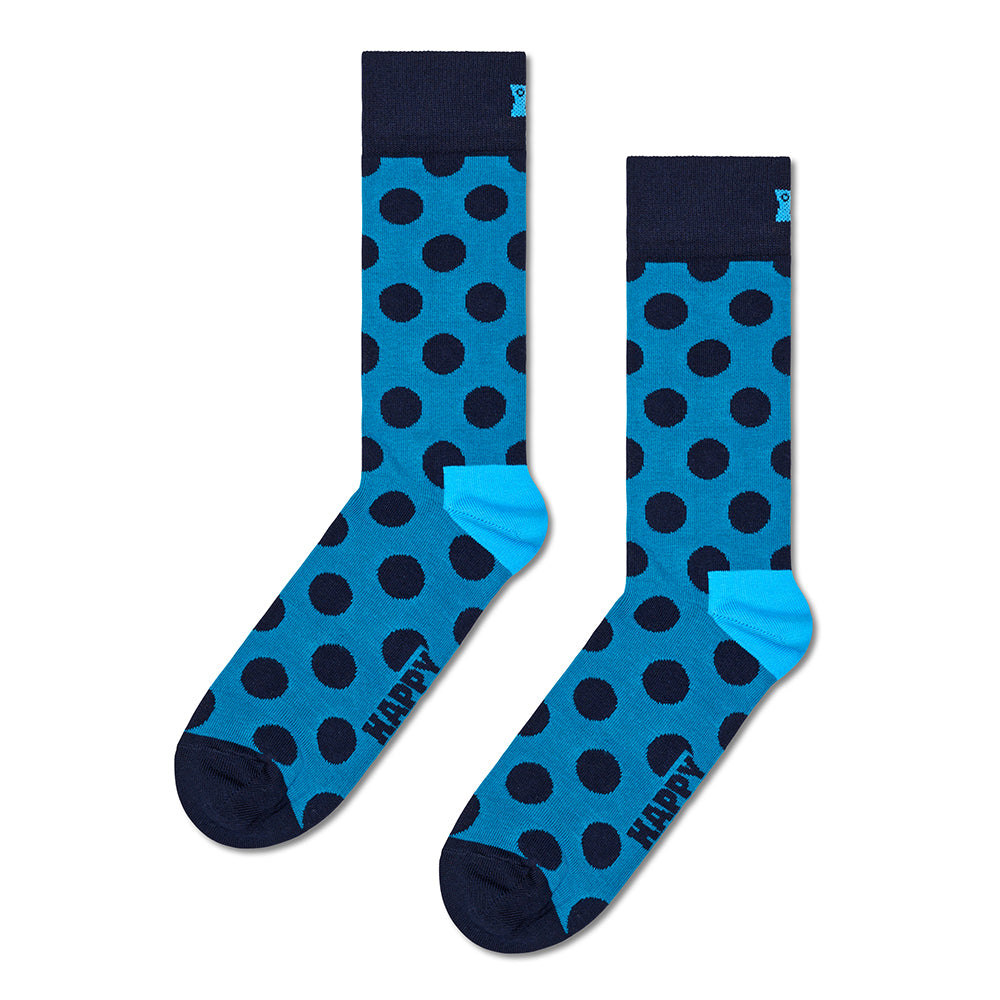 Happy Socks-4-Pack New Vintage Socks Gift Set, Navy-UNDERU