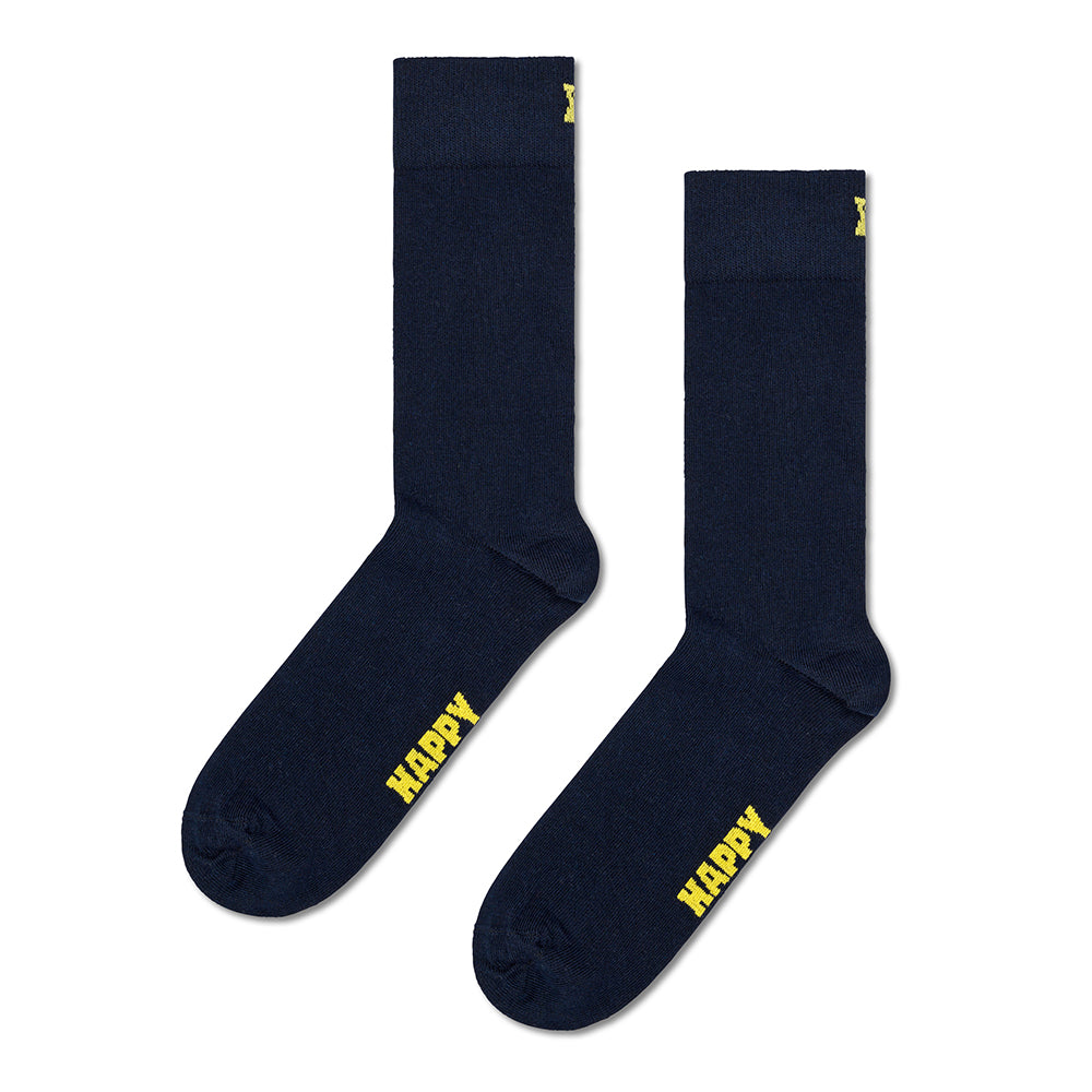 Happy Socks-4-Pack New Vintage Socks Gift Set, Navy-UNDERU