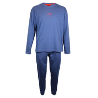 hugo-mens-laze-pyjama-set-blue