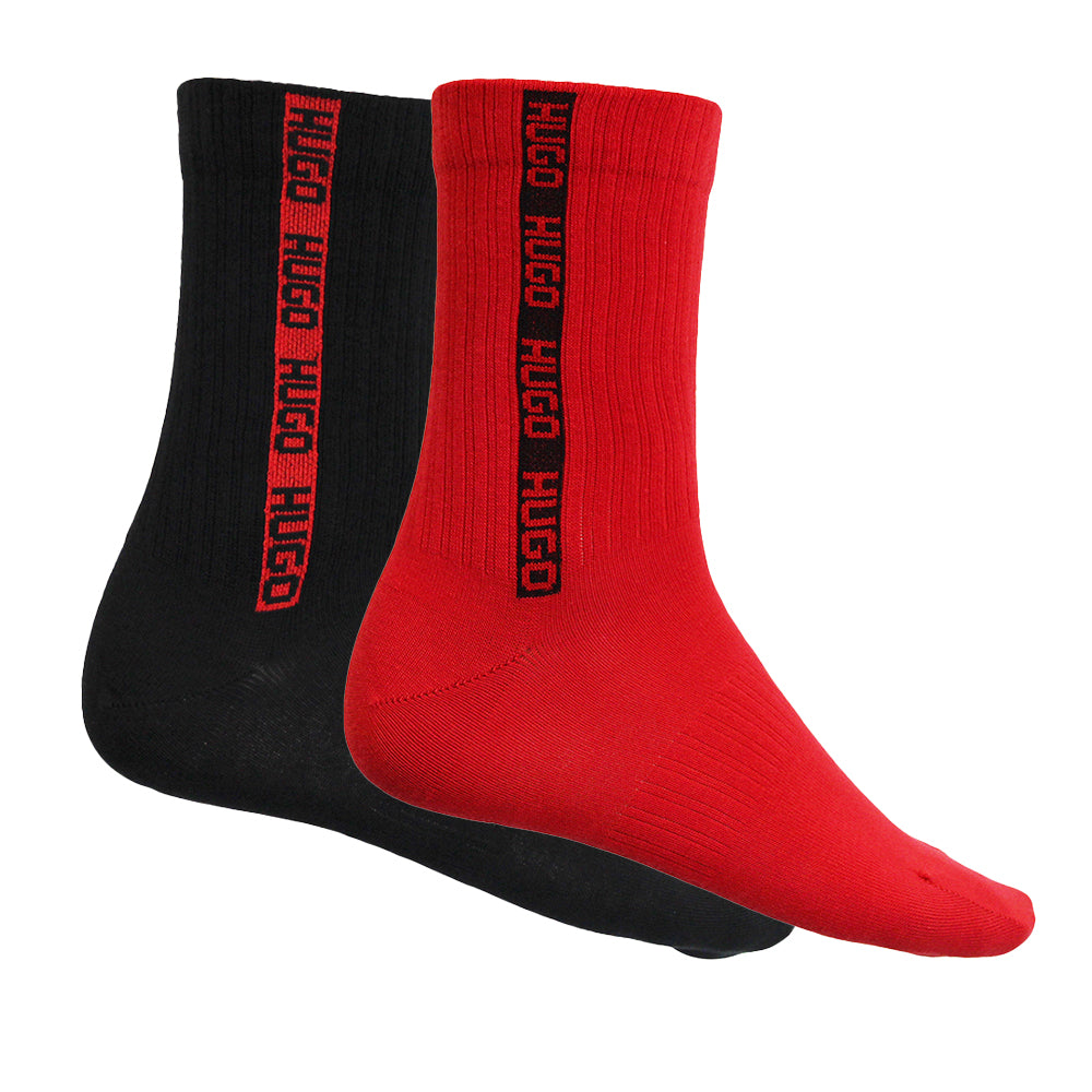 hugo-socks-in-black-and-red