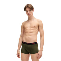 hugo-mens-boxer-trunks-khaki-front