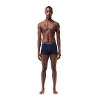 Lacoste-3-Pack Boxer Trunks, Navy-UNDERU