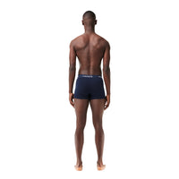 Lacoste-3-Pack Boxer Trunks, Navy-UNDERU