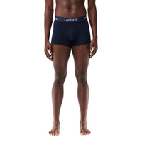 Lacoste-3-Pack Boxer Trunks, Navy/Red/White-UNDERU