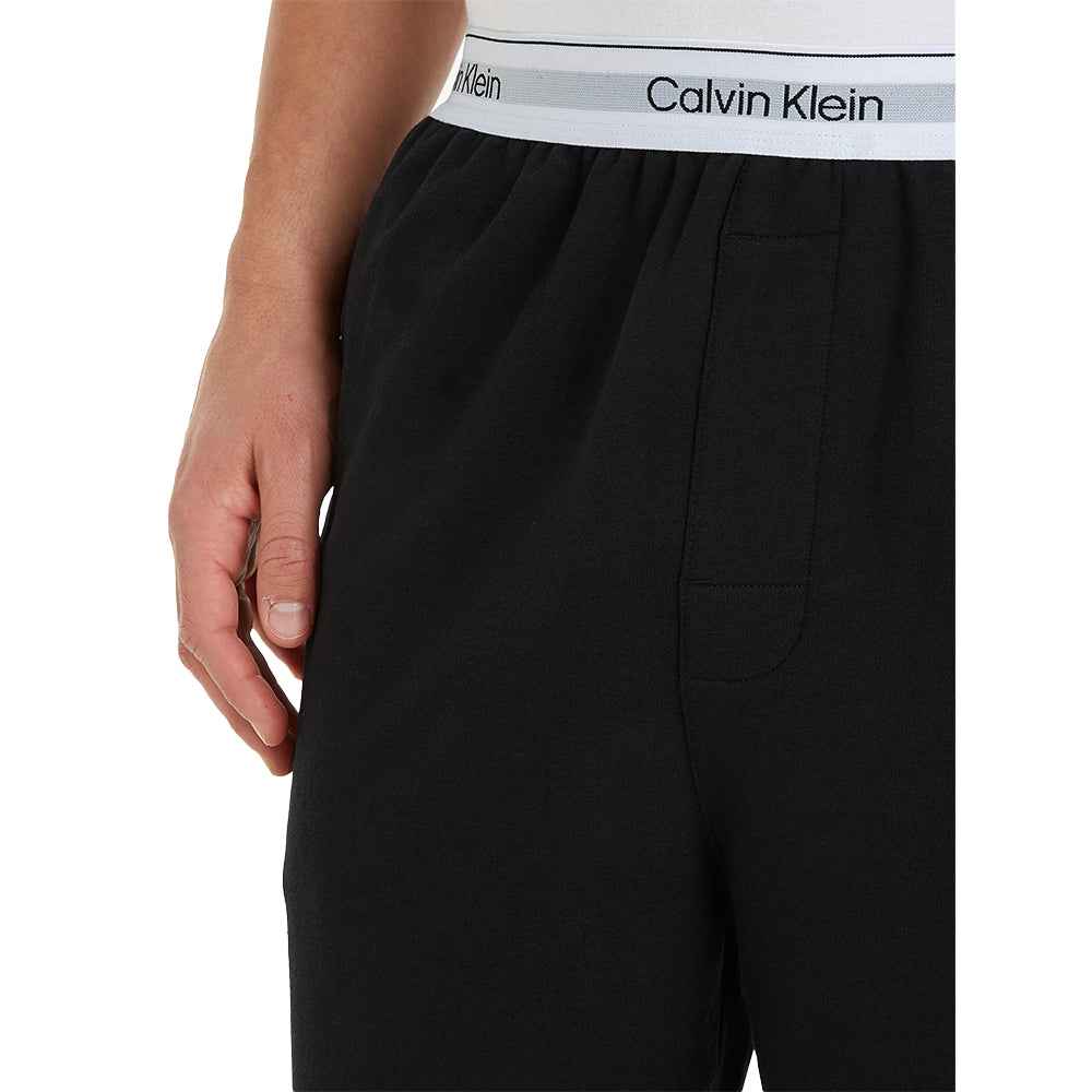 Modern Cotton Terry Lounge Shorts Black