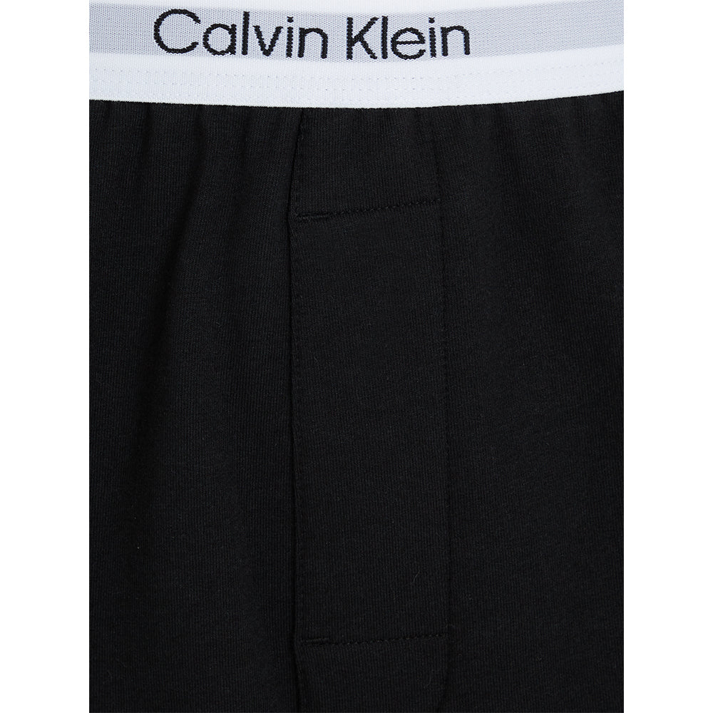 Calvin Klein-Modern Cotton Terry Lounge Shorts, Black-UNDERU