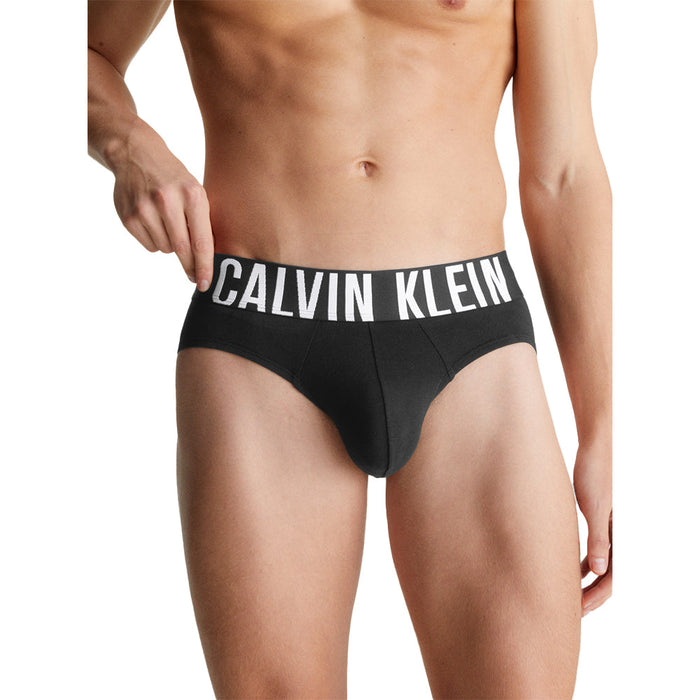 Calvin Klein-3-Pack Intense Power Briefs, Black-UNDERU