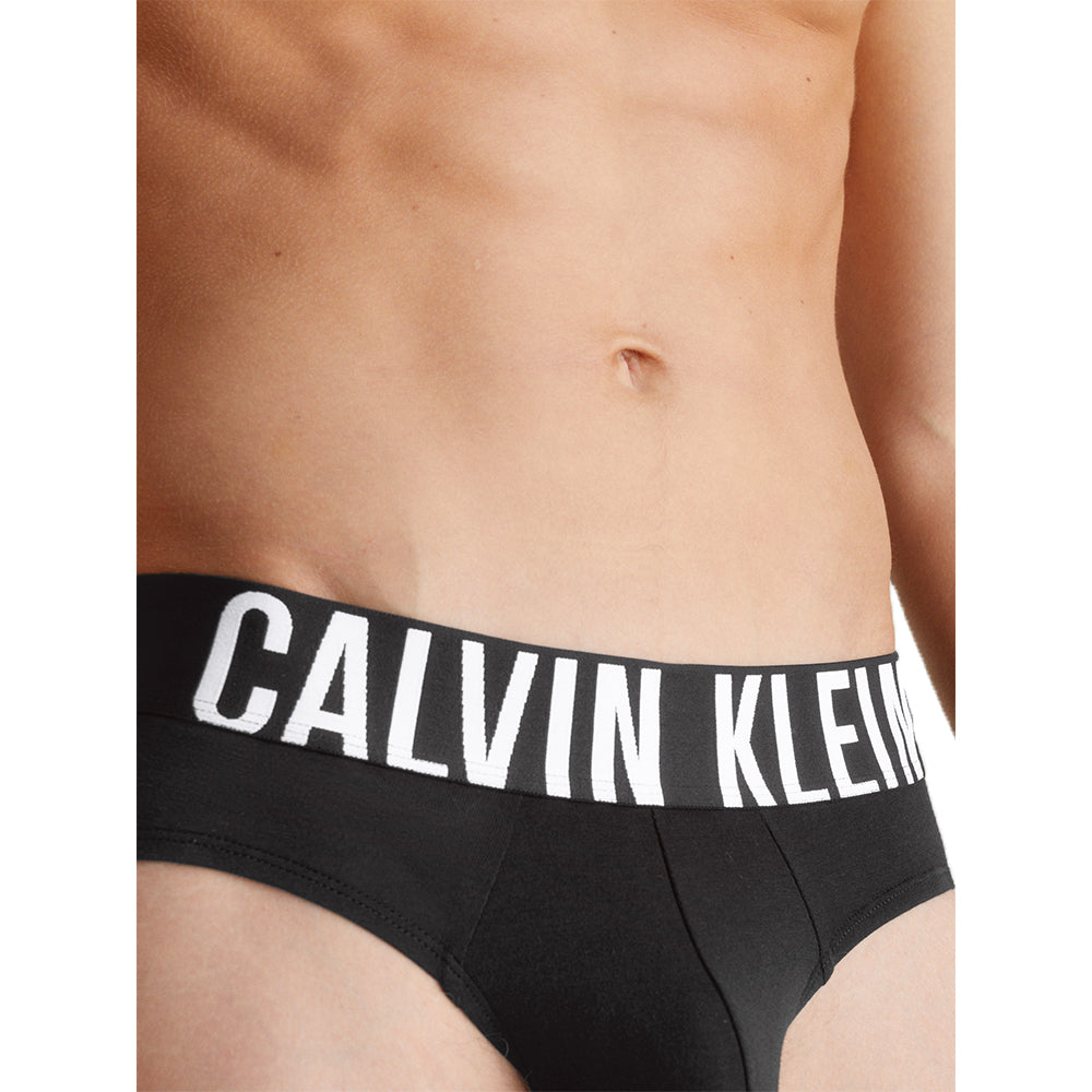 Calvin Klein-3-Pack Intense Power Briefs, Black-UNDERU