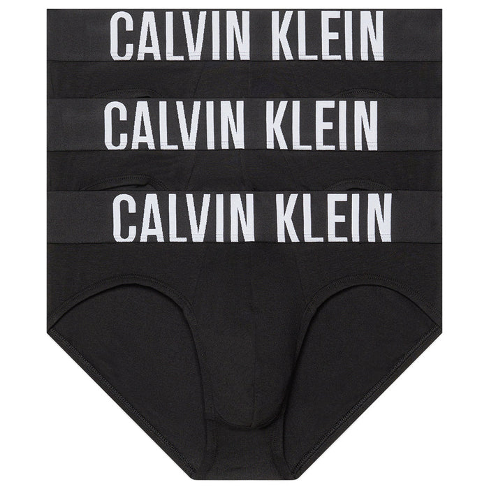 Calvin Klein-3-Pack Intense Power Briefs, Black-UNDERU