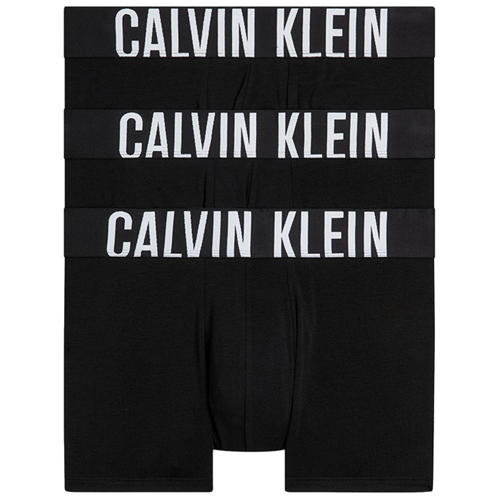 Calvin Klein-3-Pack Intense Power Boxer Trunks, Black-UNDERU