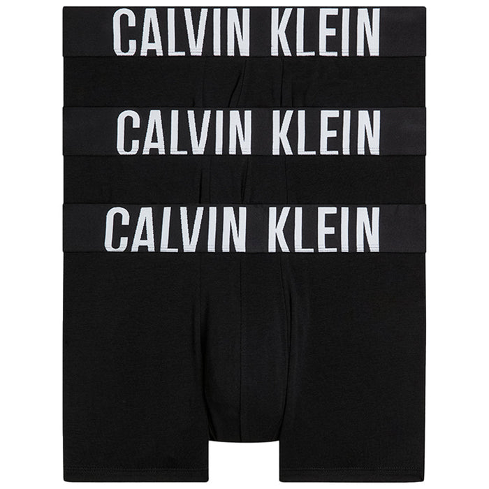 Calvin Klein-3-Pack Intense Power Boxer Trunks, Black-UNDERU