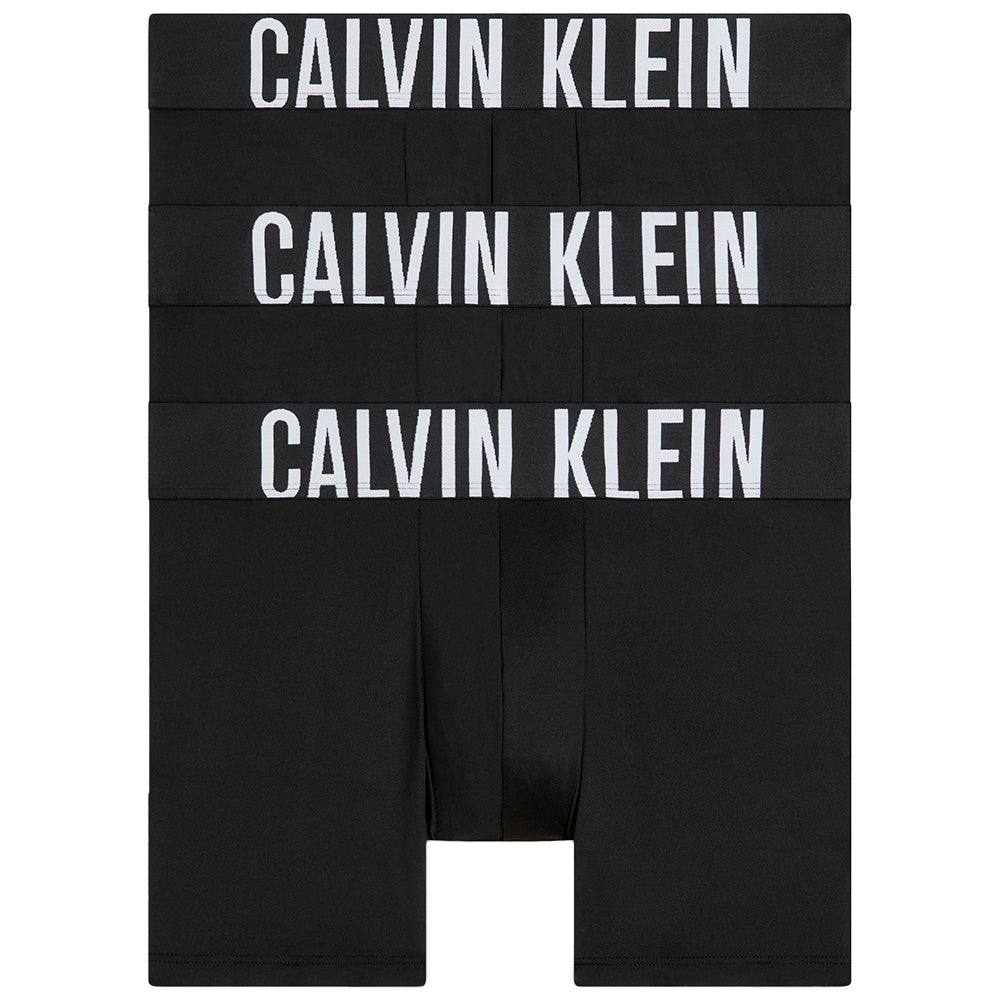 Calvin Klein-3-Pack Intense Power Microfibre Boxer Briefs, Black-UNDERU