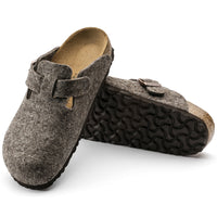 Birkenstock-Boston Wool Felt Clog, Cacao-UNDERU