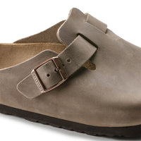 Birkenstock-Boston Oiled Leather Clog, Tobacco Brown-UNDERU