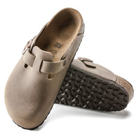 Birkenstock-Boston Oiled Leather Clog, Tobacco Brown-UNDERU