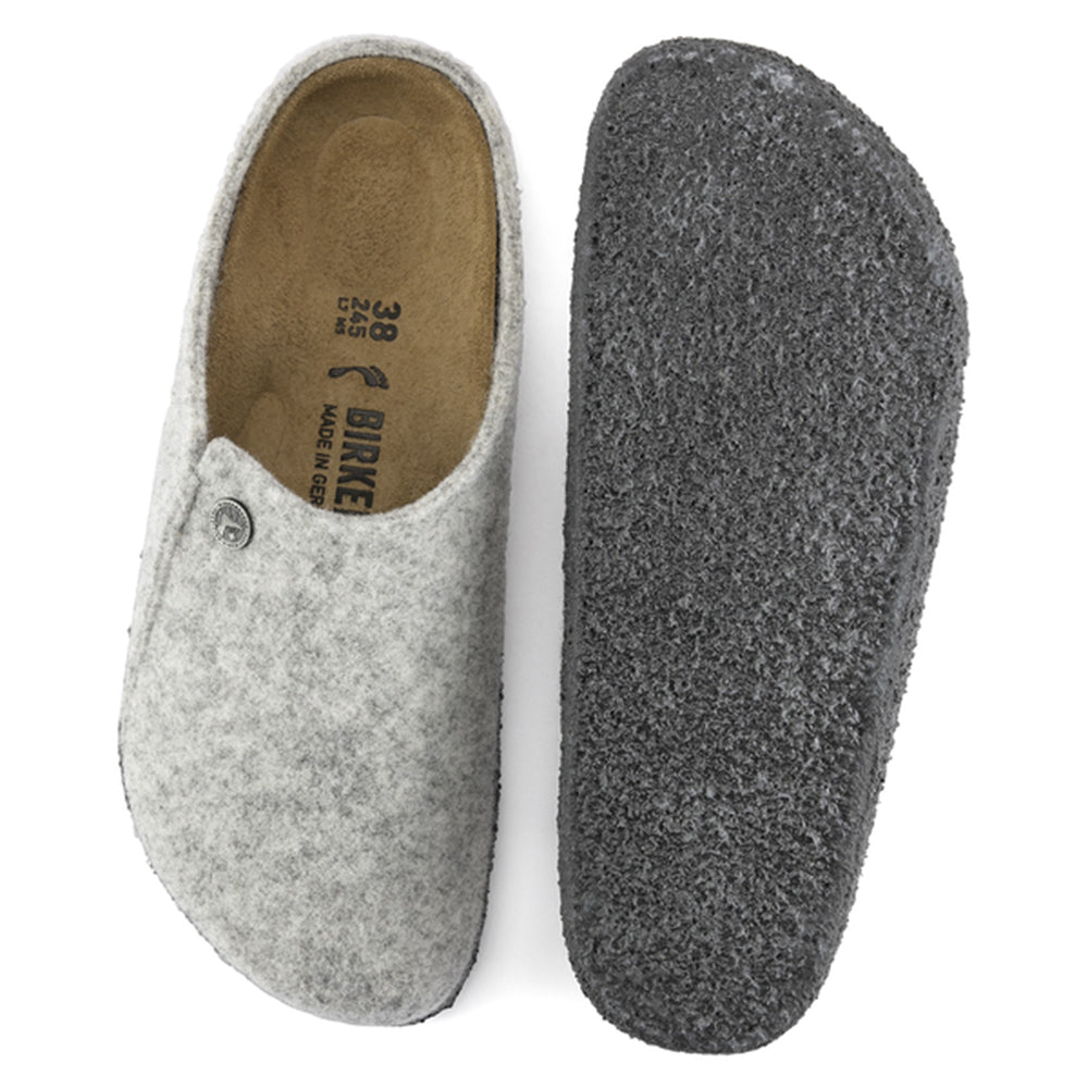 Birkenstock-Zermatt Wool Felt Slipper, Light Grey-UNDERU