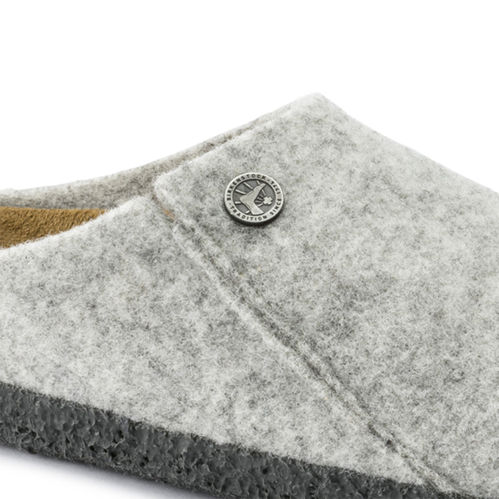 Birkenstock-Zermatt Wool Felt Slipper, Light Grey-UNDERU