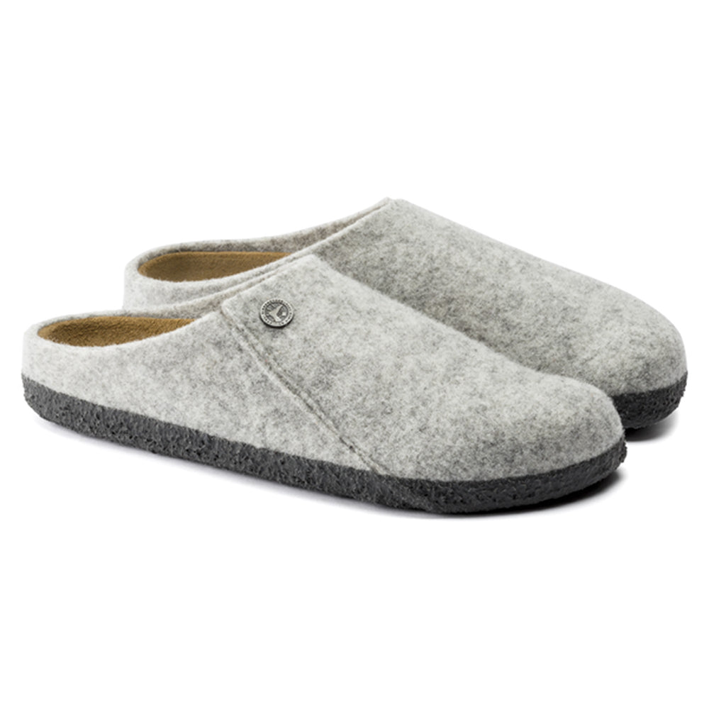 Birkenstock-Zermatt Wool Felt Slipper, Light Grey-UNDERU