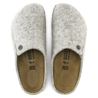 Birkenstock-Zermatt Wool Felt Slipper, Light Grey-UNDERU