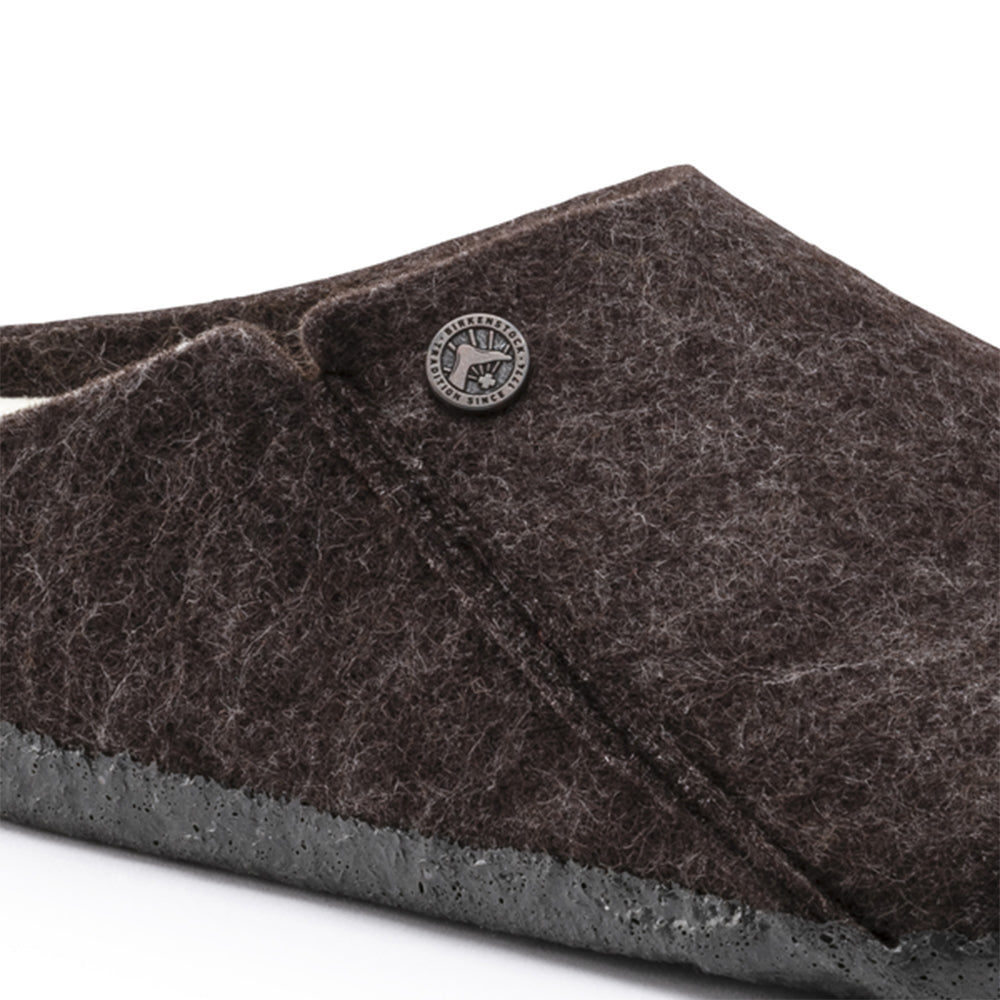 Birkenstock-Zermatt Shearling Felt Slipper, Mocha-UNDERU