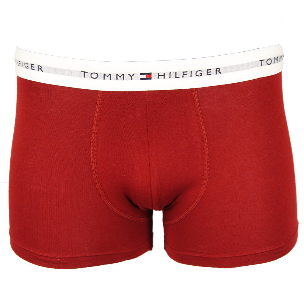 Red Tommy Hilfiger signature boxer trunks