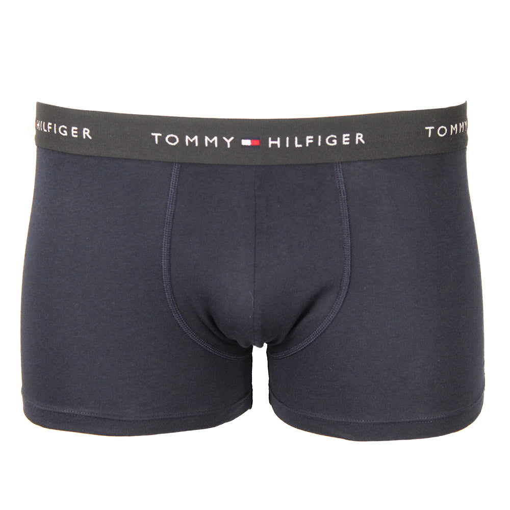 Tommy Hilfiger navy boxer trunk with black waistband