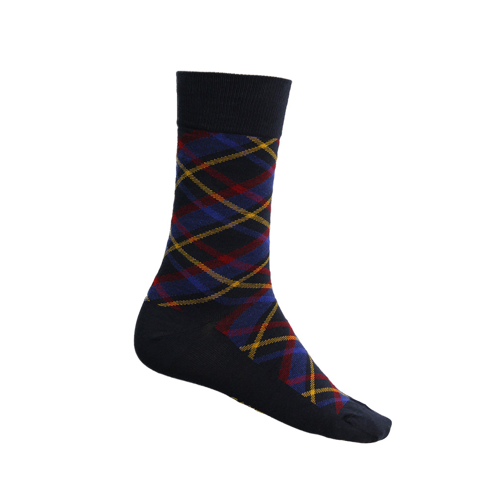 Product 25876,  check patterned sock part of a 2 pack gift set 