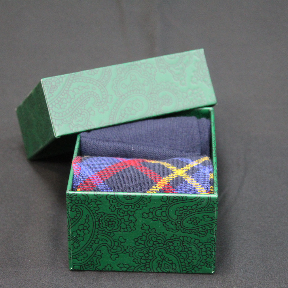 Product 25876, 2 pack of Gant socks in an open gift box