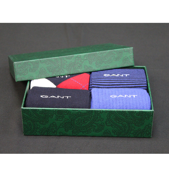 Product 25877 Gant 4 pack of socks open gift box