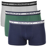 Product 25879 Gant 3 pack of boxer trunks, white, green and blue