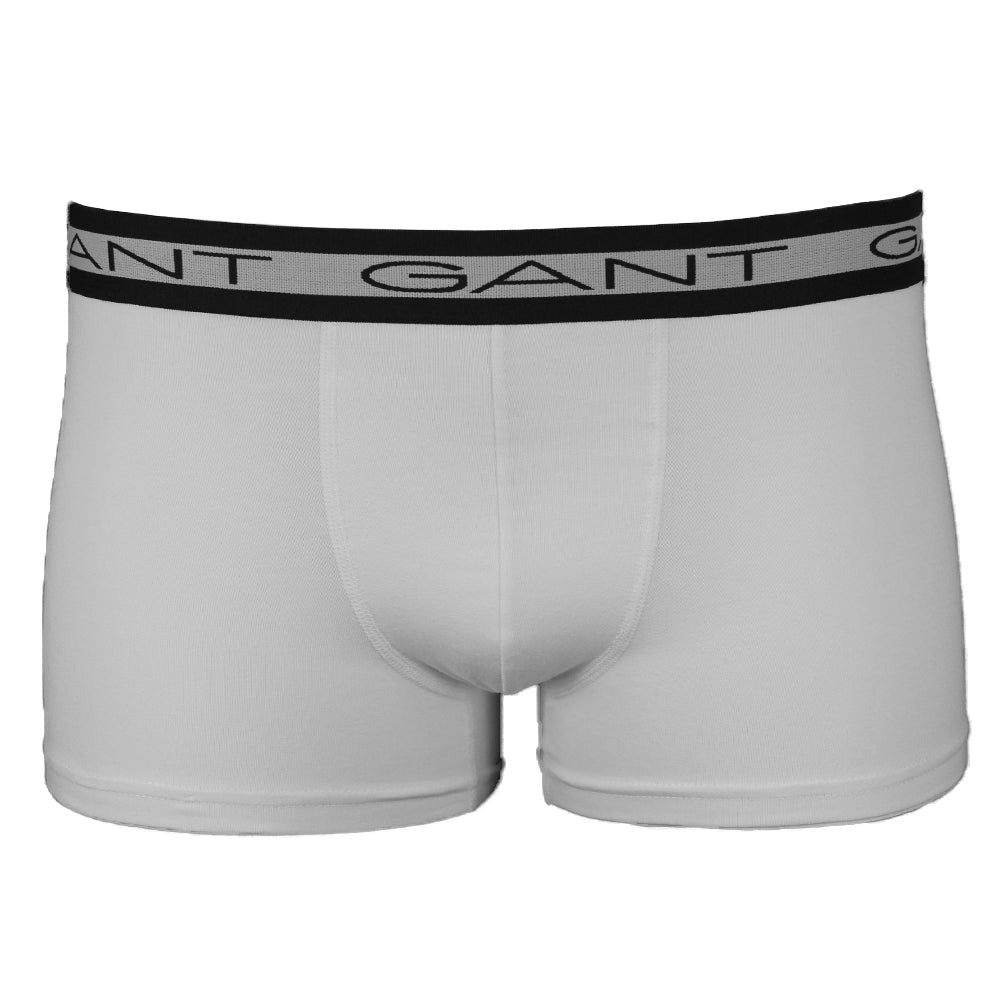 Gant white boxer trunk with stripe waistband